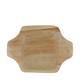 Bowl rectangular teak wood with handle 38x28x5cm