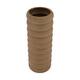 Vase round ceramic 9.5x9.5x25cm - Brown