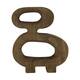 Statue paulownia wood 26x6x31cm - Brown
