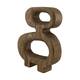 Statue paulownia wood 26x6x31cm - Brown