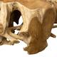 Side table teak wood 100x100x48cm