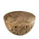 Side table round teak wood 90x90x51cm