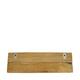 Coat rack teak wood with 4 hooks 58x18x8cm