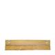 Coat rack teak wood with 5 hooks 78x18x8cm - Natural