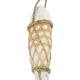 Fish albizia wood with hanger 38x12x8cm - White