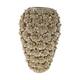 Vase with flowers ceramic 27x27x43cm
