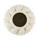 Vase ceramic with shells 19x19x32cm - White
