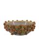 Bowl with tulips ceramic 34x34x13cm - Multi