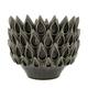 Planter ceramic 28x28x24cm - Grey