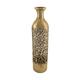 Bottle round metal 13.5x13.5x55.5cm - Gold