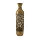 Bottle round metal 13.5x13.5x55.5cm - Gold