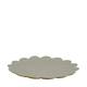 Tray round metal 28x28x2cm