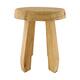 Stool teak wood 32x32x39cm - Natural