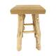 Stool teak wood 30x30x48cm - Natural