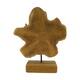 Statue organic teak wood on stand 35x15x45cm - Natural