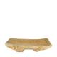 Bowl teak wood on feet 50x28x9cm - Natural