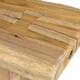 Bench teak wood 100x28x40cm - Natural