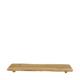 Tray teak wood on feet 58x12x3.5cm