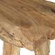 Bench teak wood 80x35x48cm KD - Natural
