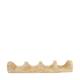 Winebottle holder teak wood 45x9x7cm - Natural
