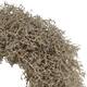 Wreath dry tree nature 55x55x13cm - White