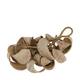 Hanger elephant ear nature 50x20x10cm 23pc