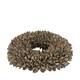 Wreath bakuli nature 27x27x7cm