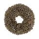 Wreath bakuli nature 27x27x7cm