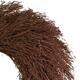 Wreath chili grass in poly wrap nature 59x59x14.5cm - Pink