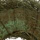 Wreath chili grass in poly wrap nature 59x59x14.5cm - Green