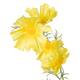 Branch chrysanthemum artificial 90x40x15cm - Yellow
