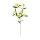 Branch chrysanthemum artificial 85x30x20cm - Yellow