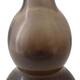 Bottle recycled glass 17x17x45cm - Brown
