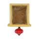Planter plywood with plastic 9x9x9cm