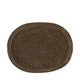 Bowl paulownia wood 28x22x8cm - Black