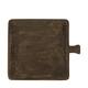 Tray square paulownia wood with handle 38x32x3cm - Black