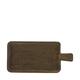 Tray rectangular paulownia wood with handle 38x18x2.5cm - Black