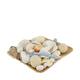 Potpourri with acacia plate nature 25.5x25.5x8cm - Multi