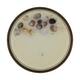Candle ocean  sea breeze scent wax with glass 11.5x11.5x6cm - Orange