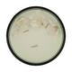 Candle ocean  sea breeze scent wax with glass 13x13x7.5cm - Green