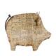 Statue pig metal 38x19x29cm