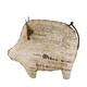 Statue pig metal 38x19x29cm