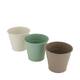 Planter round metal 17x17x16cm