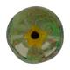 Statue pomegranate glass 12x12x13cm - Green