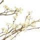 Branch flower spray artificial 118x30x6cm - White
