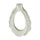 Vase ceramic 27x10x36cm - White