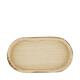 Bowl oval paulownia wood 36x20x5cm - White