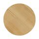 Tray round reclaimed wood on feet 20x20x13cm - Natural
