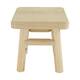 Tray square fir wood on feet 19x19x20cm - Natural