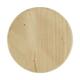 Tray round fir wood on feet 19x19x20cm - Natural